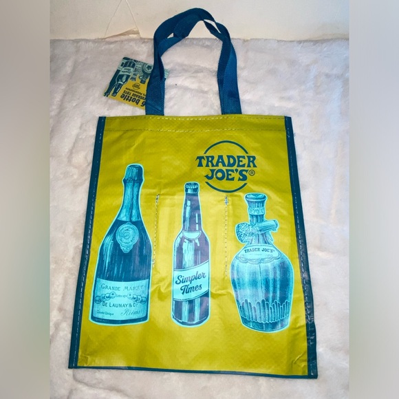 NEW! NWT New Trader Joe’s Eco Reusable Shopping Bags-set of 4 - Picture 12 of 16